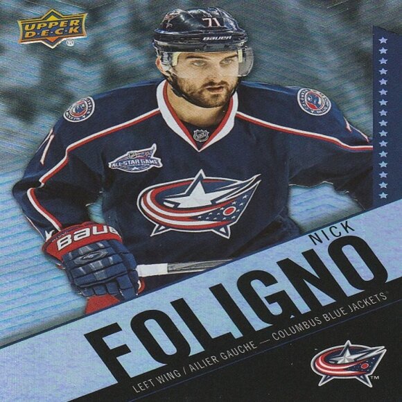 Nick Foligno Hockey Card Collection - 4 Columbus Blue Jackets Hockey Cards - Picture 5 of 5